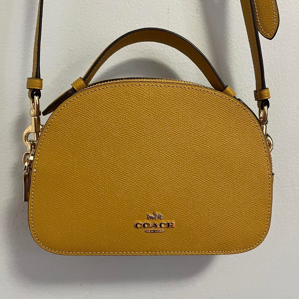 Coach Serena Mustard Yellow Crossbody Bag